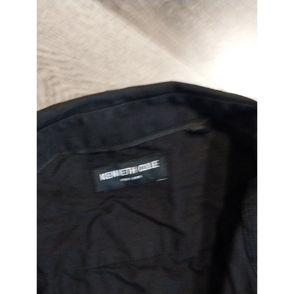 Mens XL Kenneth Cole Black Button Up Tshirt - Picture 4 of 10
